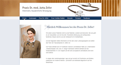 Desktop Screenshot of praxis-zeller.info